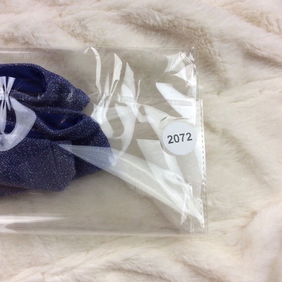 NWOT Beach Riot Vanessa bikini bottom sapphire sparkle glitter 12072 - Picture 9 of 9